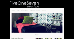 Desktop Screenshot of 517salon.com
